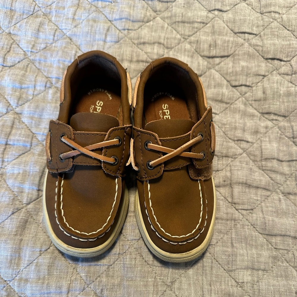 Sperry Kids Brown Boat Shoes